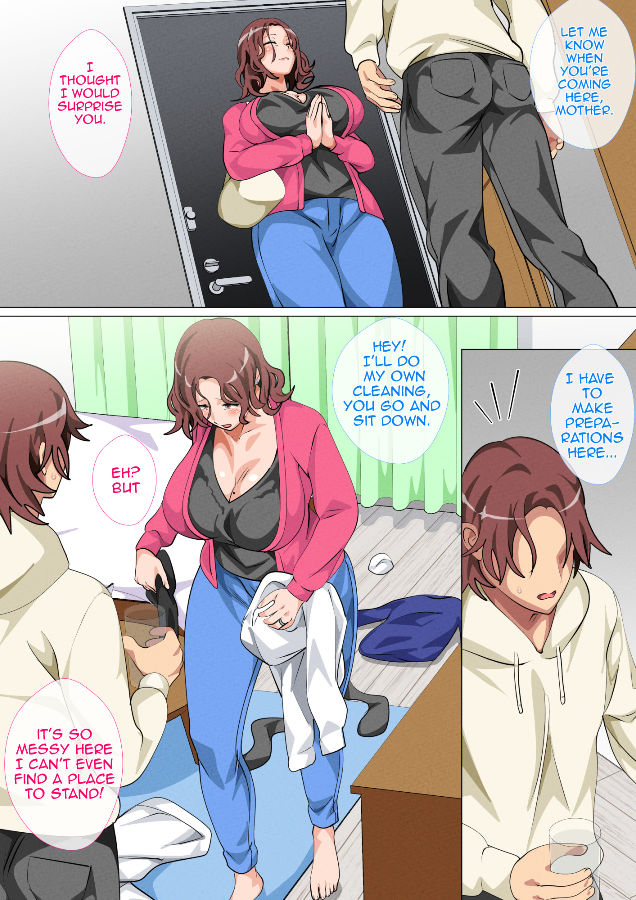 Hentai Manga Comic-Mother Visiting Her Son in Tokyo-Read-4